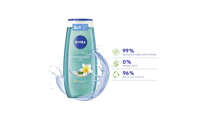 NIVEA Pflegedusche Frangipani & Oil 250 ml