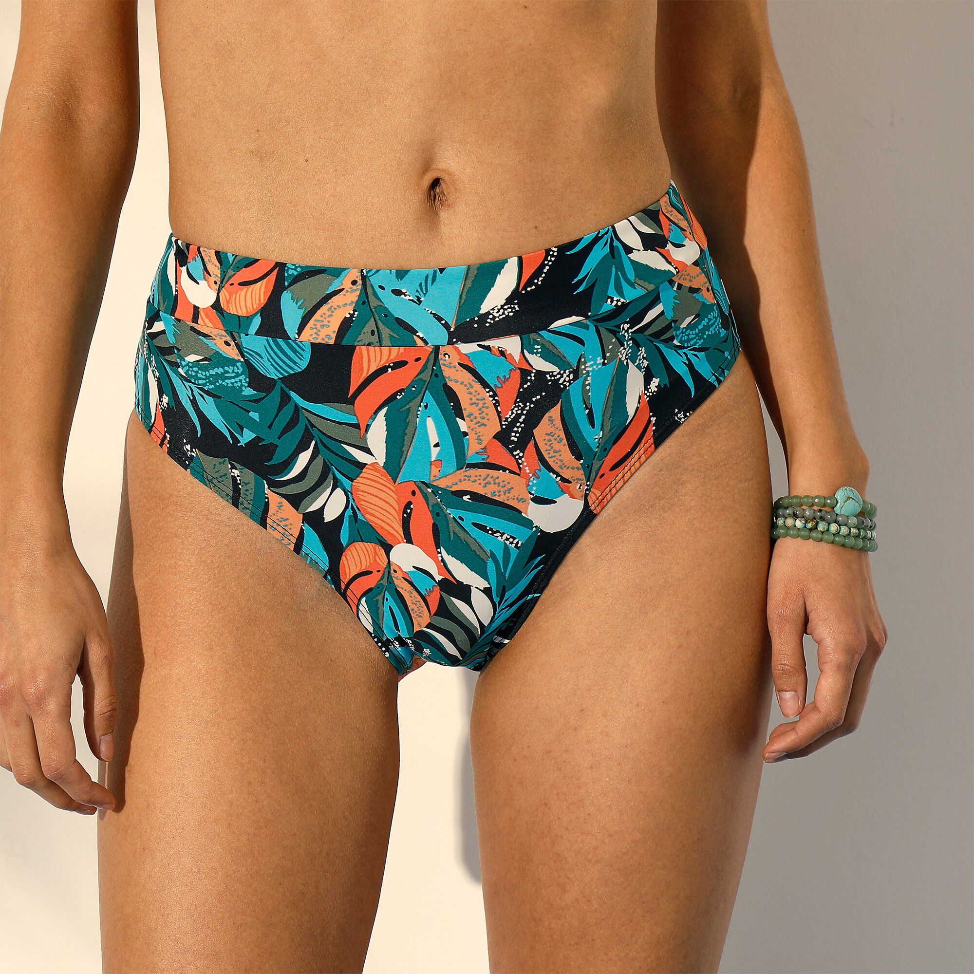 Culotte de bain maxi taille haute Baracoa, effet ventre plat