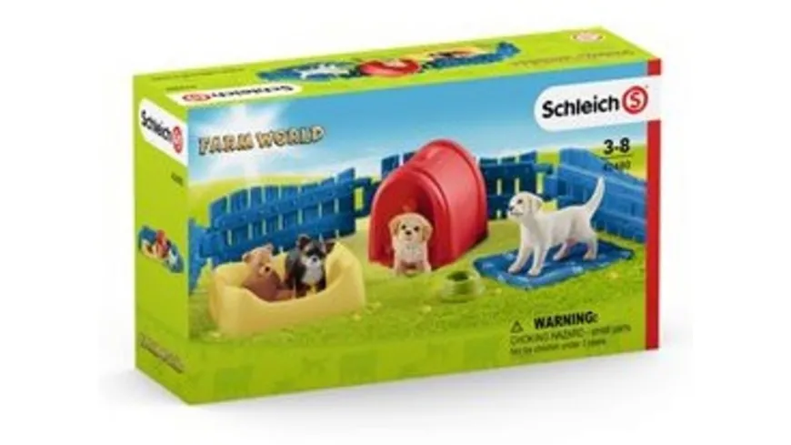 Schleich 42480 - Farm World - Welpenstube
