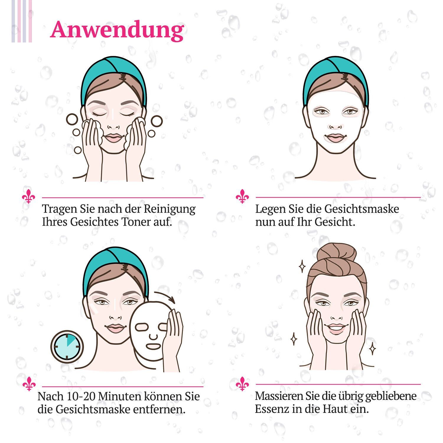 Storyderm Gesichtsmaske NEUHEIT aus Korea Premium Gesichtsmaske Storyderm Pflege Tuchmaske Vitamin C, 1-tlg.
