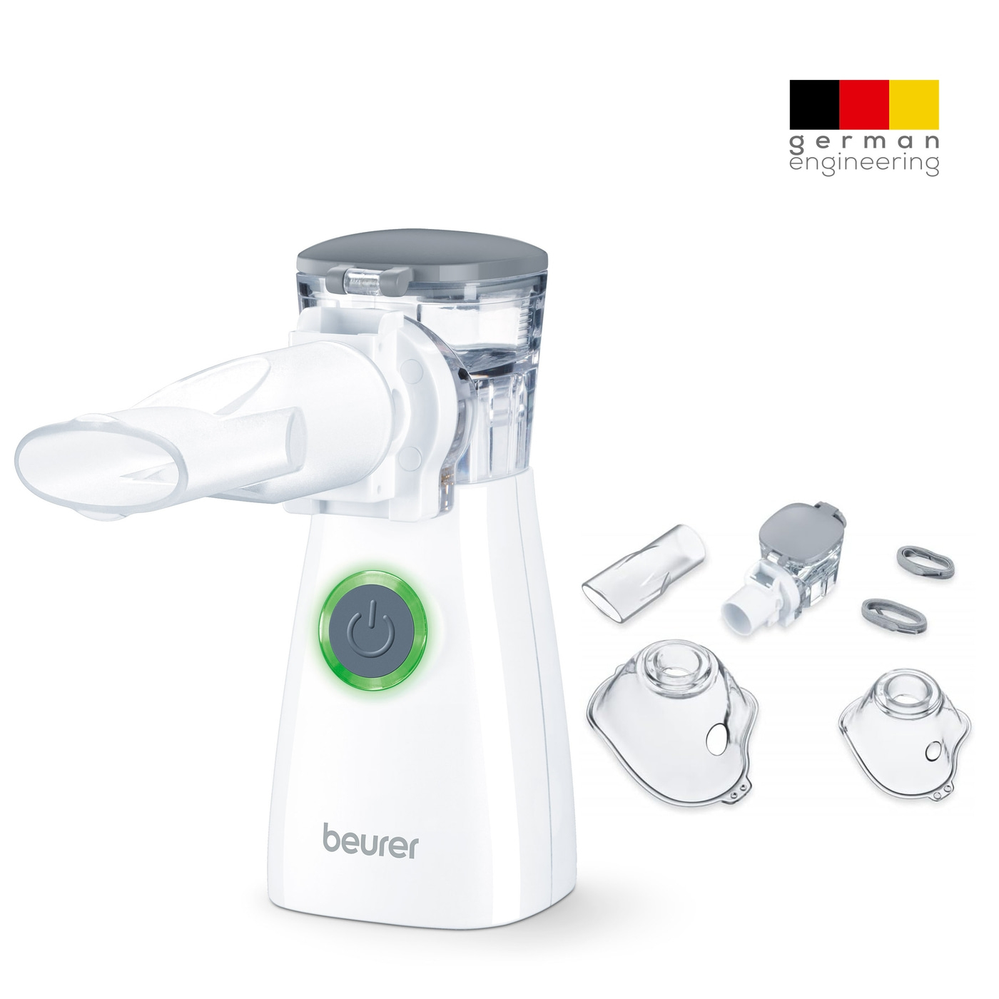 Beurer Inhalator IH 57-Inhalator mit Schwingmembran- und intelligenter Aerosol-Technologie