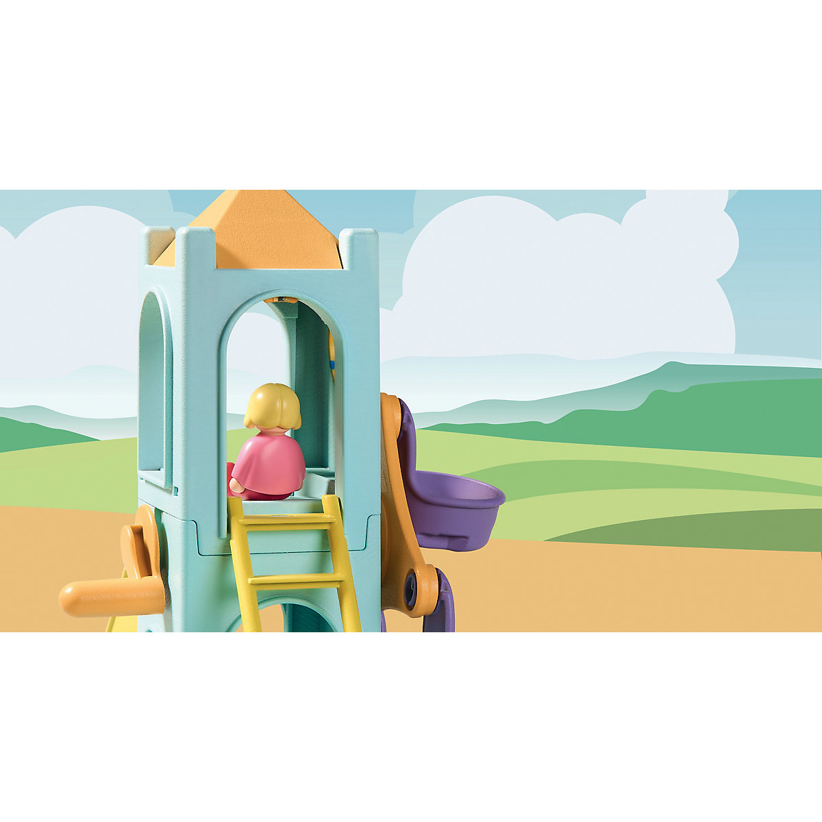 PLAYMOBIL® 71326 1.2.3: Erlebnisturm mit Eisstand