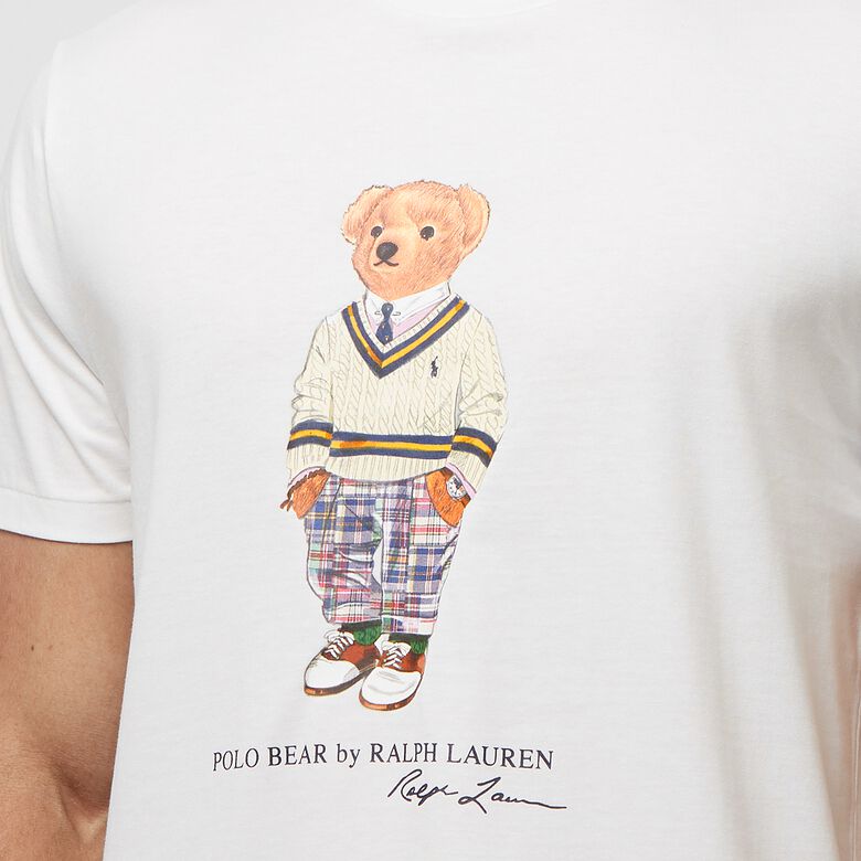 Polo Ralph Lauren Short Sleeve T-Shirt white prp hptn bear