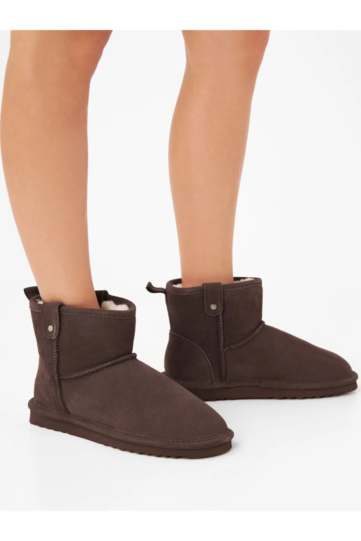 Bianco  Stiefelette - Grau - Flacher Absatz