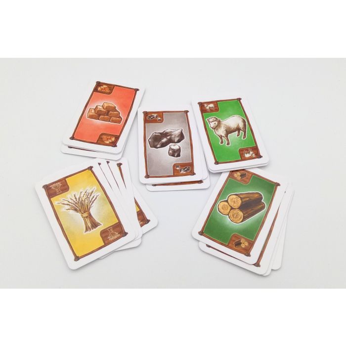 Kartensatz Rohstoffe (passend Siedler Erweiterung 5-6 Spieler)