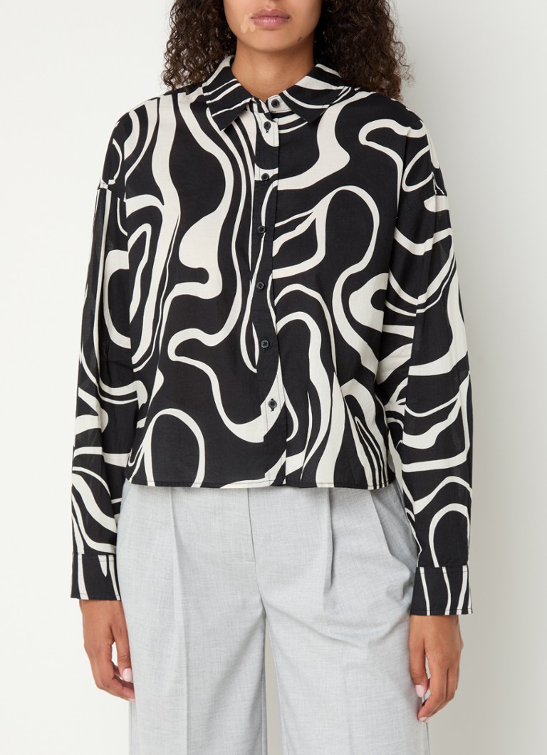 OPUS  Feneda blouse met print