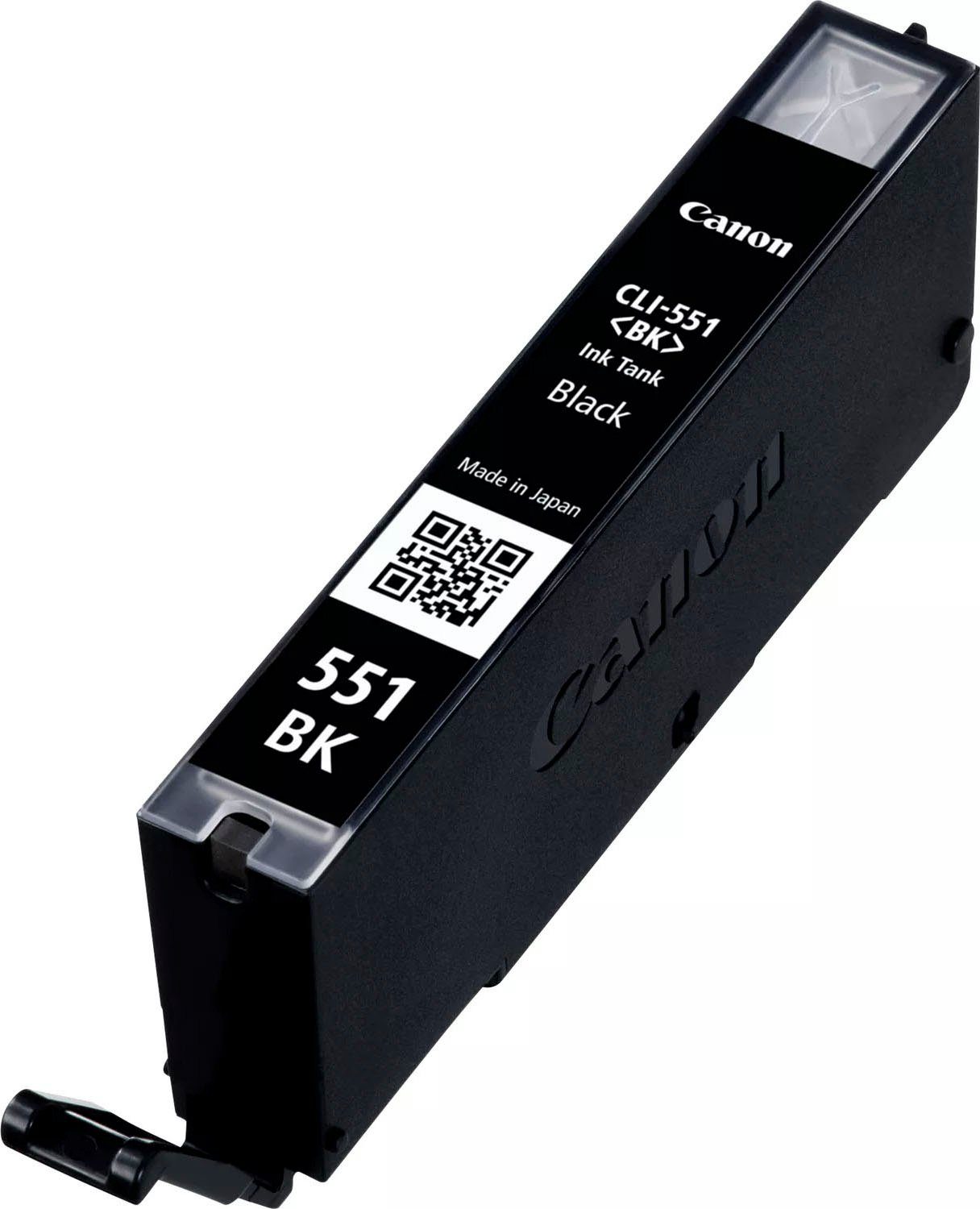 Canon CLI-551BK Tintenpatrone (original Druckerpatrone 551 schwarz)