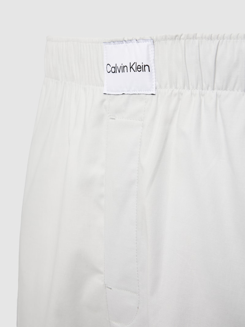 Pyjama-Hose mit elastischem Bund in hellgrau