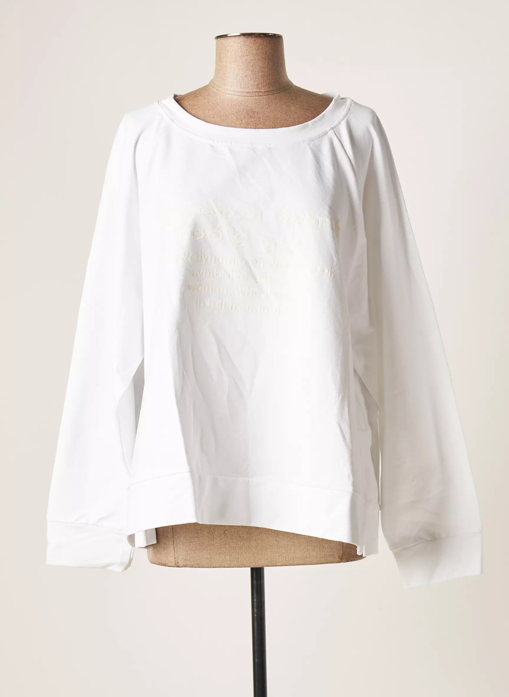 Gus Sweats Femme couleur blanc