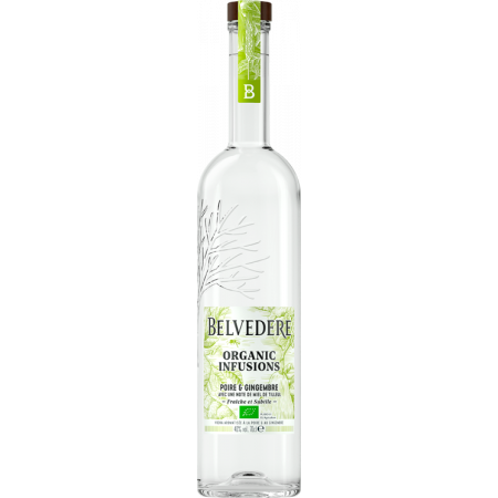 VODKA BELVEDERE - ORGANIC INFUSION - POIRE & GINGEMBRE