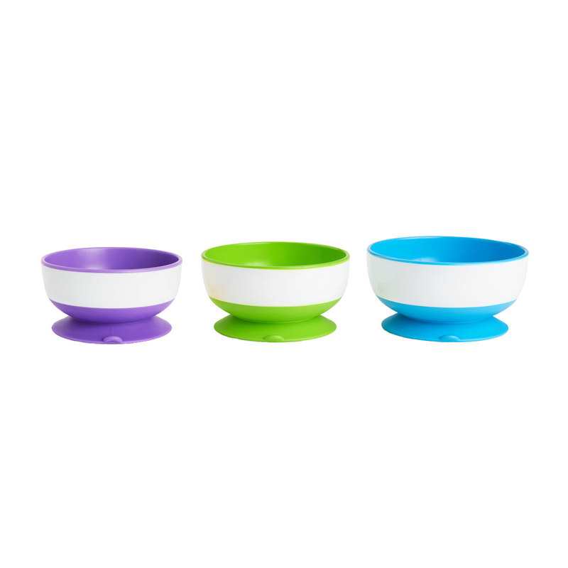 Lot de 3 bols avec ventouse Munchkin