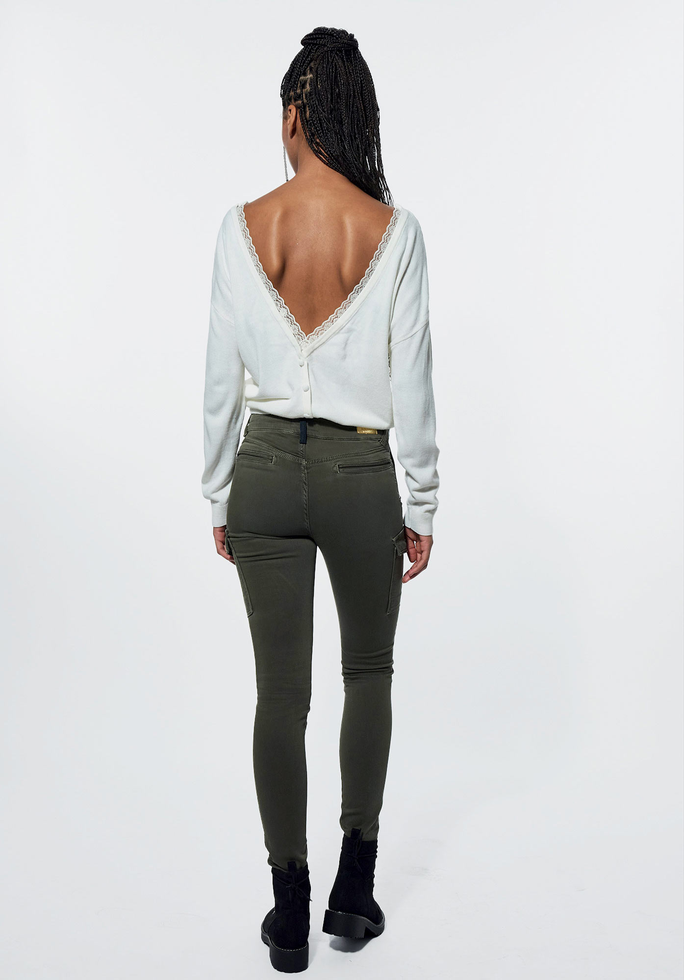 KLASS  Pull loose blanc Femme