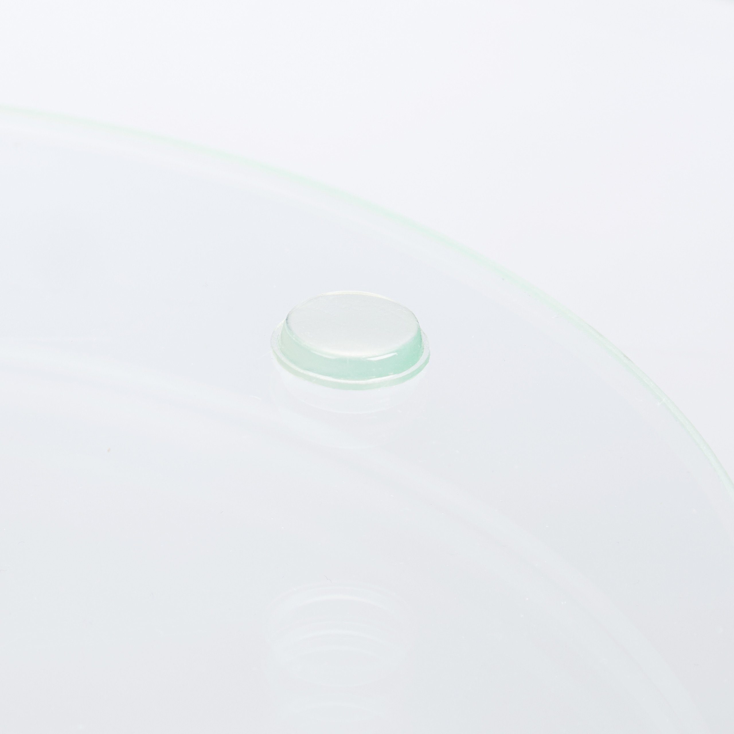 relaxdays Tortenplatte 2 x Drehbare Tortenplatte Glas, Glas