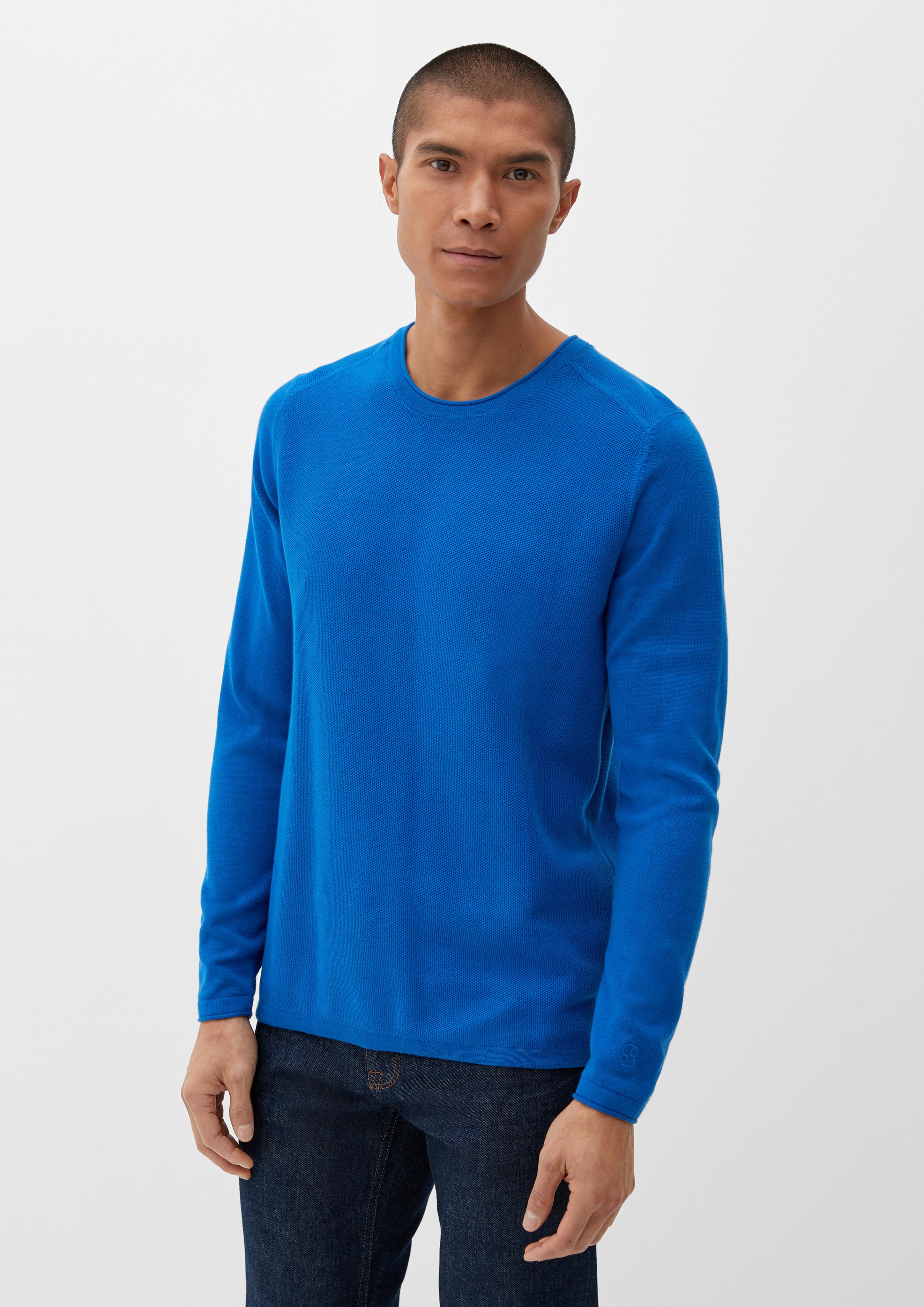 Strickpullover mit Rollsäumen  2124551-5621