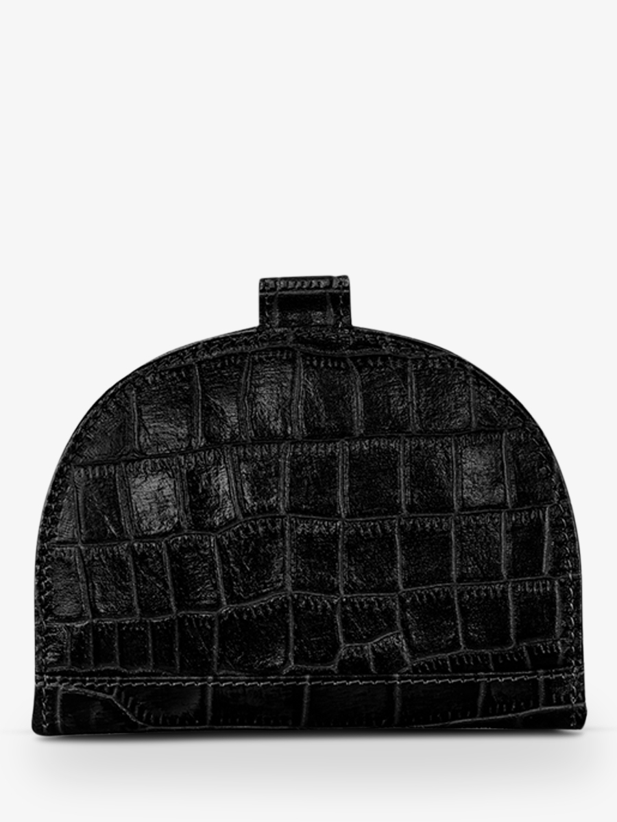 LePortefeuille Manon N°2 Alligator - Noir de Jais