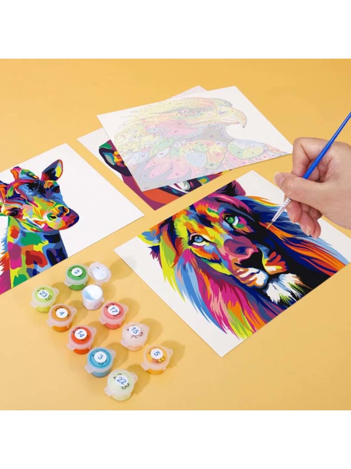 ARTNANAS Mini Malen nach Zahlen 4er/6er Set-