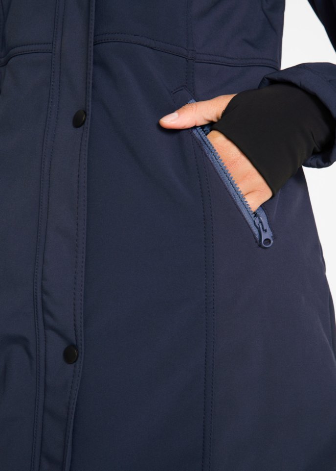 Stretch-Softshelljacke, 2 in 1-Optik