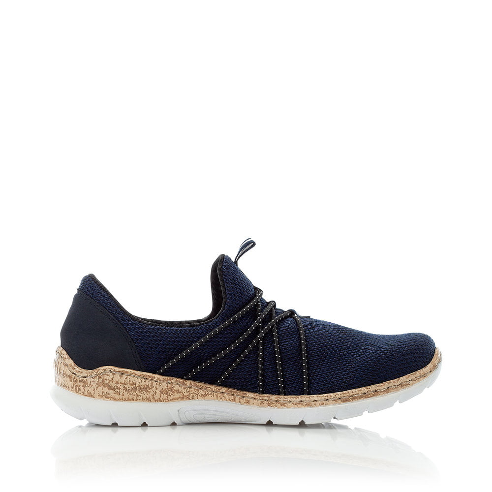 Rieker Damen Slipper marineblau