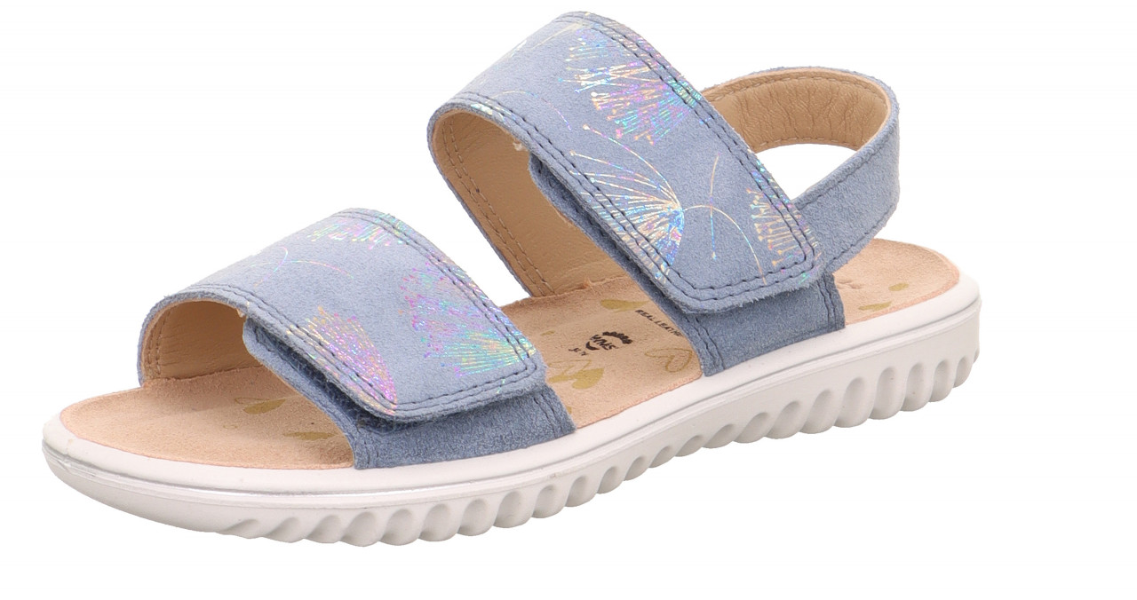 SPARKLE - BlauSandale mit Klettverschluss