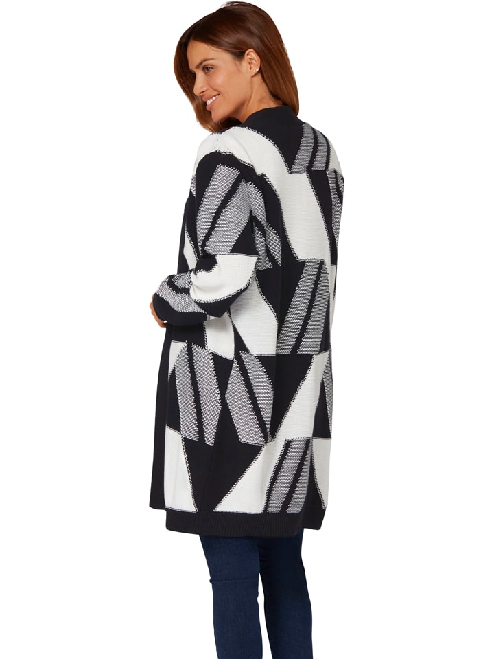 WITT WEIDEN Cardigan in Schwarz/ Grau/ Weiß günstig kaufen