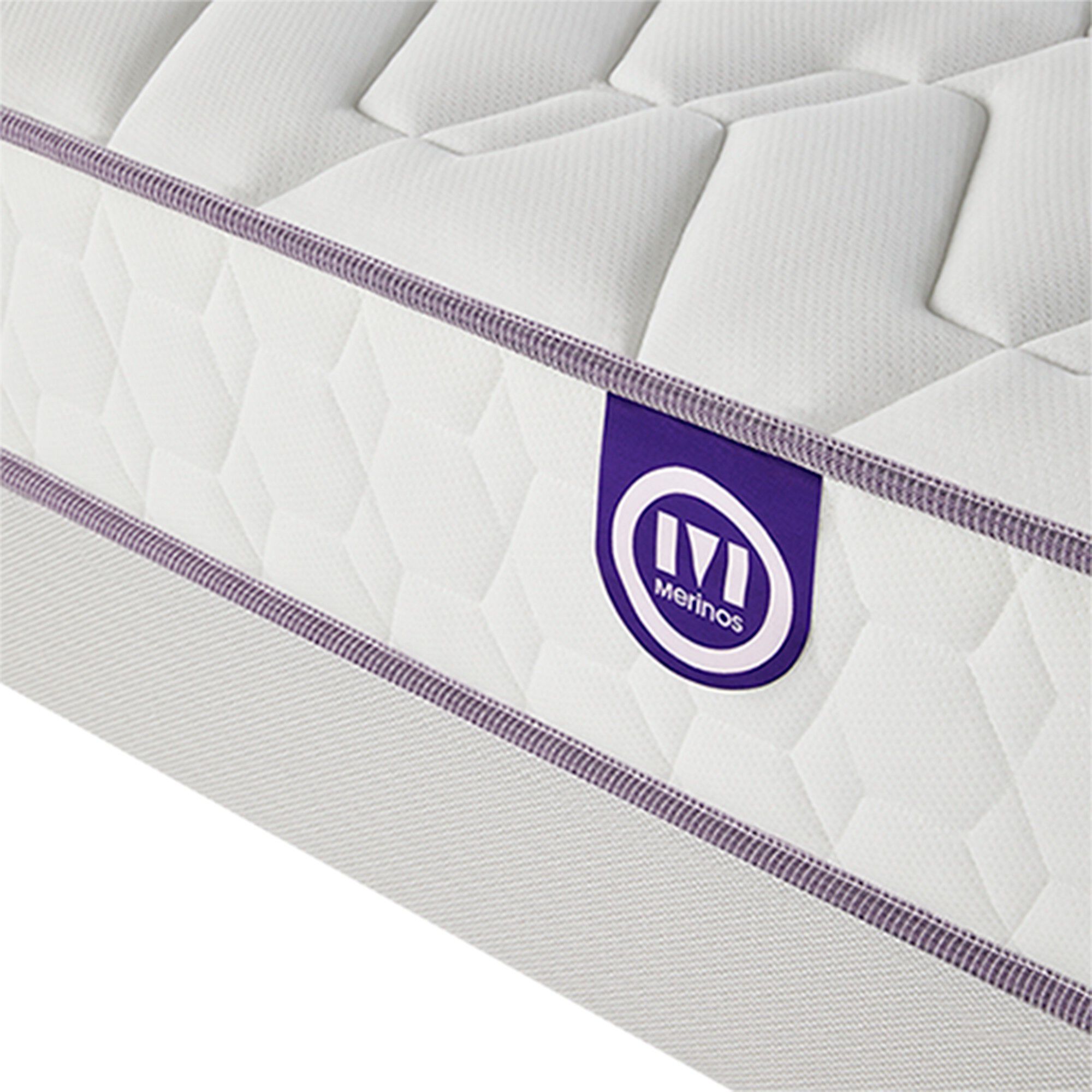 Matelas 560 ressorts Mérinos 24 cm confort ferme
