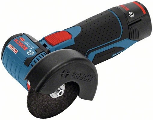 Polizor unghiular fără fir Bosch Blue 06019F200C GWS 12V-76 12V 2.0Ah Li-Ion + set accesorii