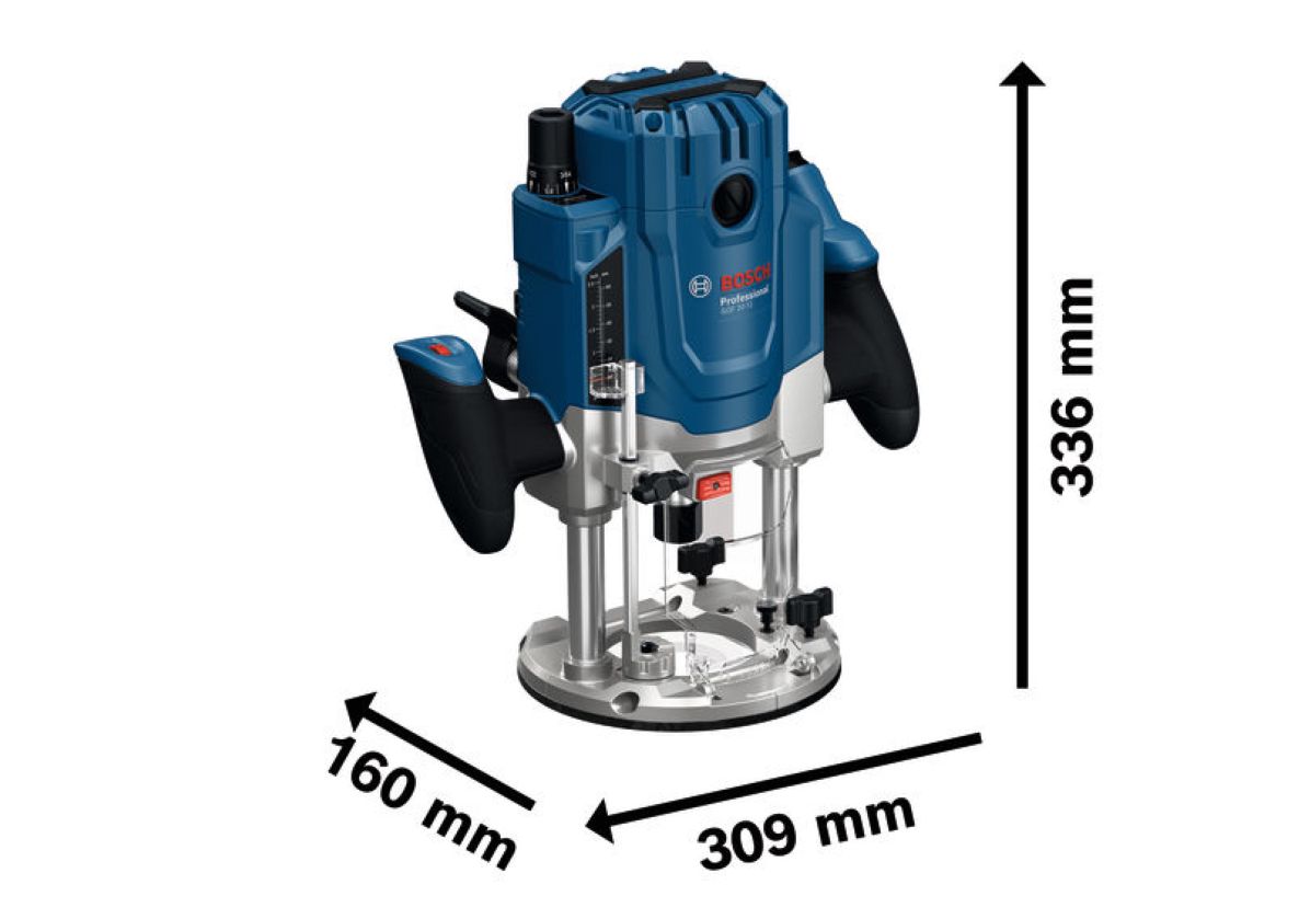 „Bosch Blue 0601627220 GOF 20-12“ frezų rinkinys dėžutėje