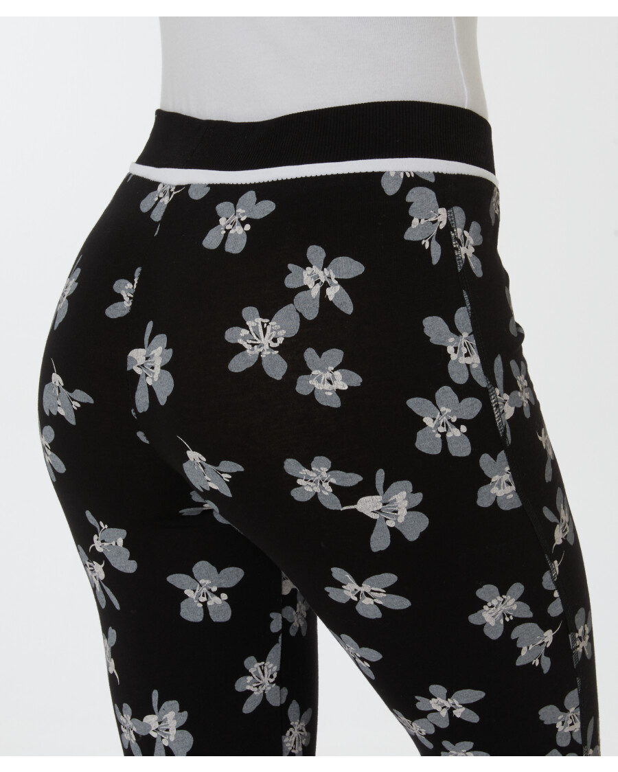 Geblümte Pyjamahose