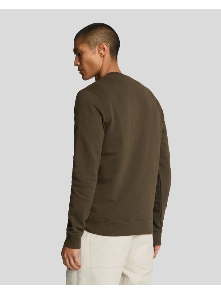 Lyle & Scott Sweatshirt in Olivgrün günstig kaufen