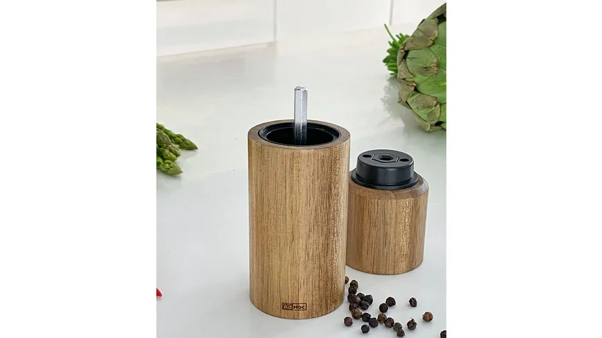 AdHoc Pfeffer- und Salzmühle Acacia large
