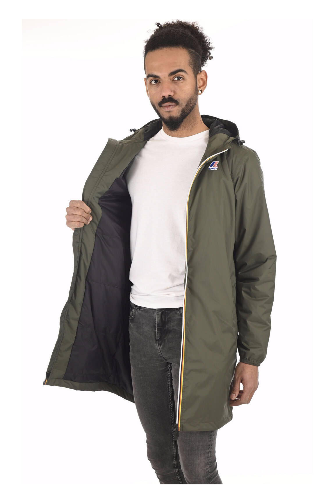 K Way Impermeables Trenchs Unisexe couleur noir