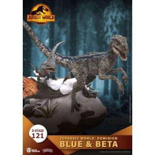 Jurassic World: Ein neues Zeitalter D-Stage PVC Diorama: Blue & Beta