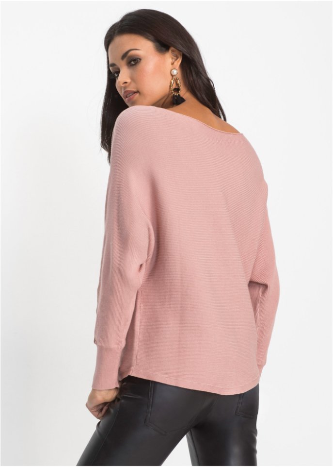 Oversize-Ripp-Pullover