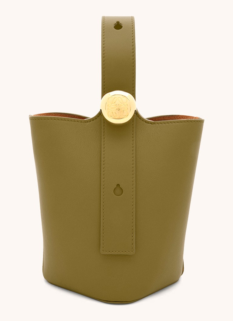 LOEWE Pebble Bucket Mini crossbody bag made of calfskin