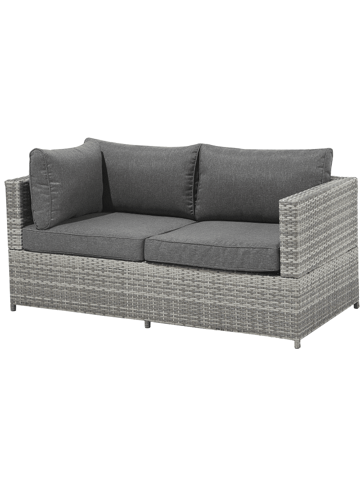 Beliani 2-tlg Lounge Set AVOLA in Grau günstig kaufen onesize
