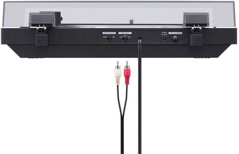 Sony PS-LX310BT Plattenspieler (Riemenantrieb, Bluetooth, Phono Vorverstärker, Auto-Play Funktion, Aluminium Plattenteller)