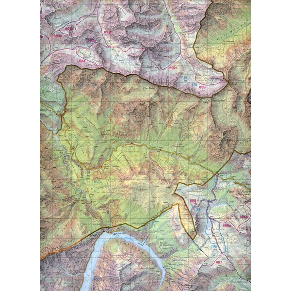 Swisstopo 1 : 50 000 Ofenpass Ski - Wanderkarte