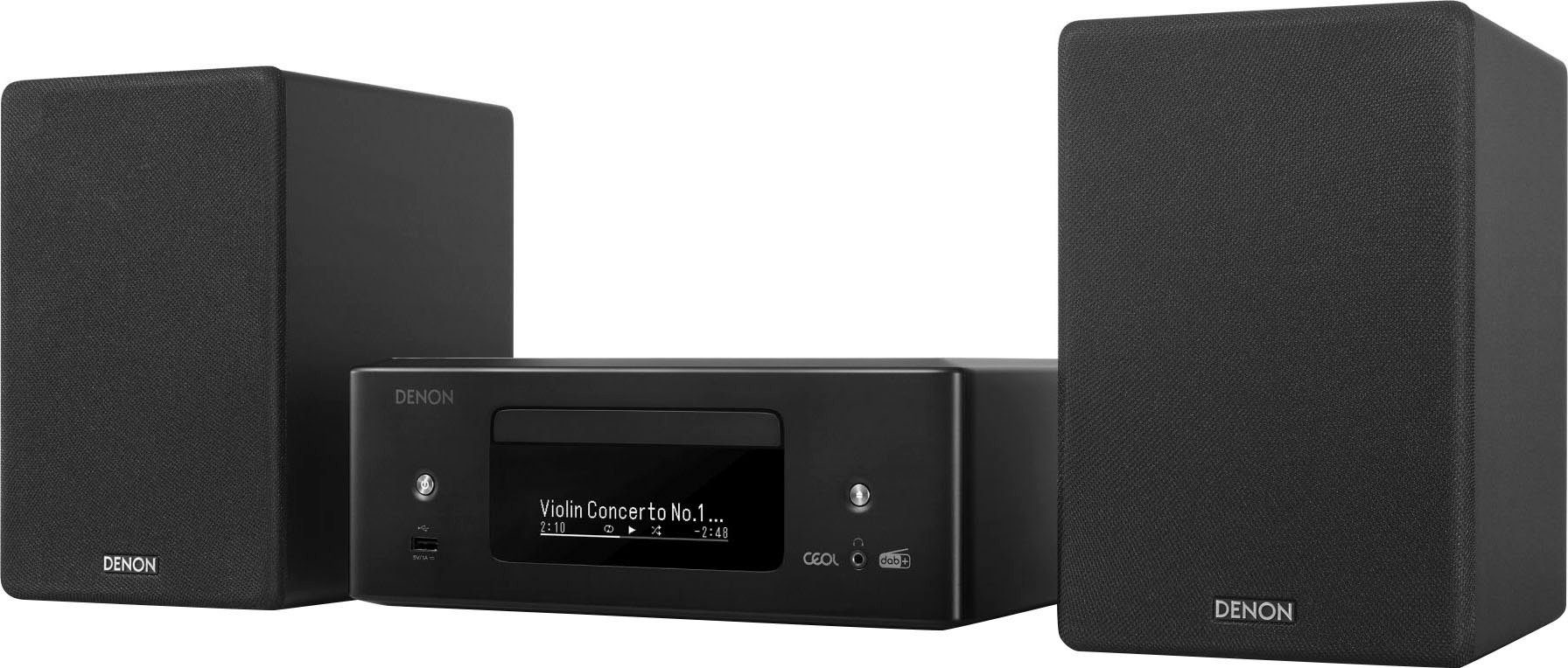 Denon CEOL N12DAB Stereoanlage (Digitalradio (DAB), FM-Tuner, UKW mit RDS, 130 W)