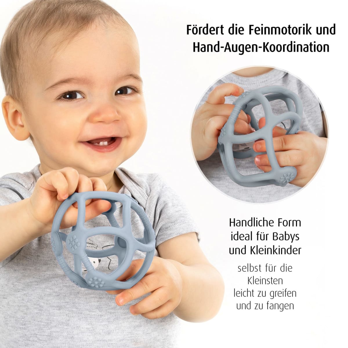 Beiß- und Greifball blau, 1 St