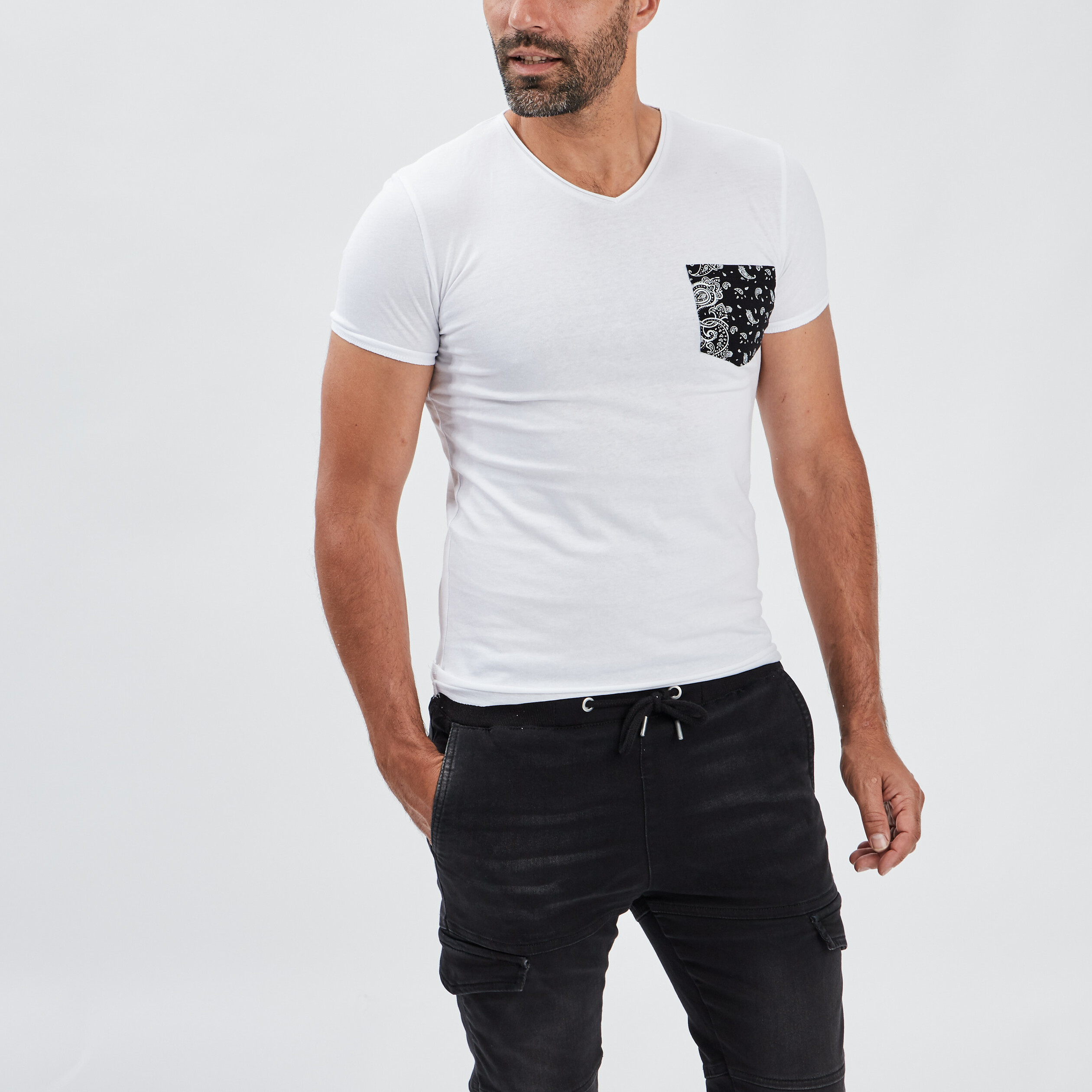 T-shirt Liberto blanc homme | La Halle