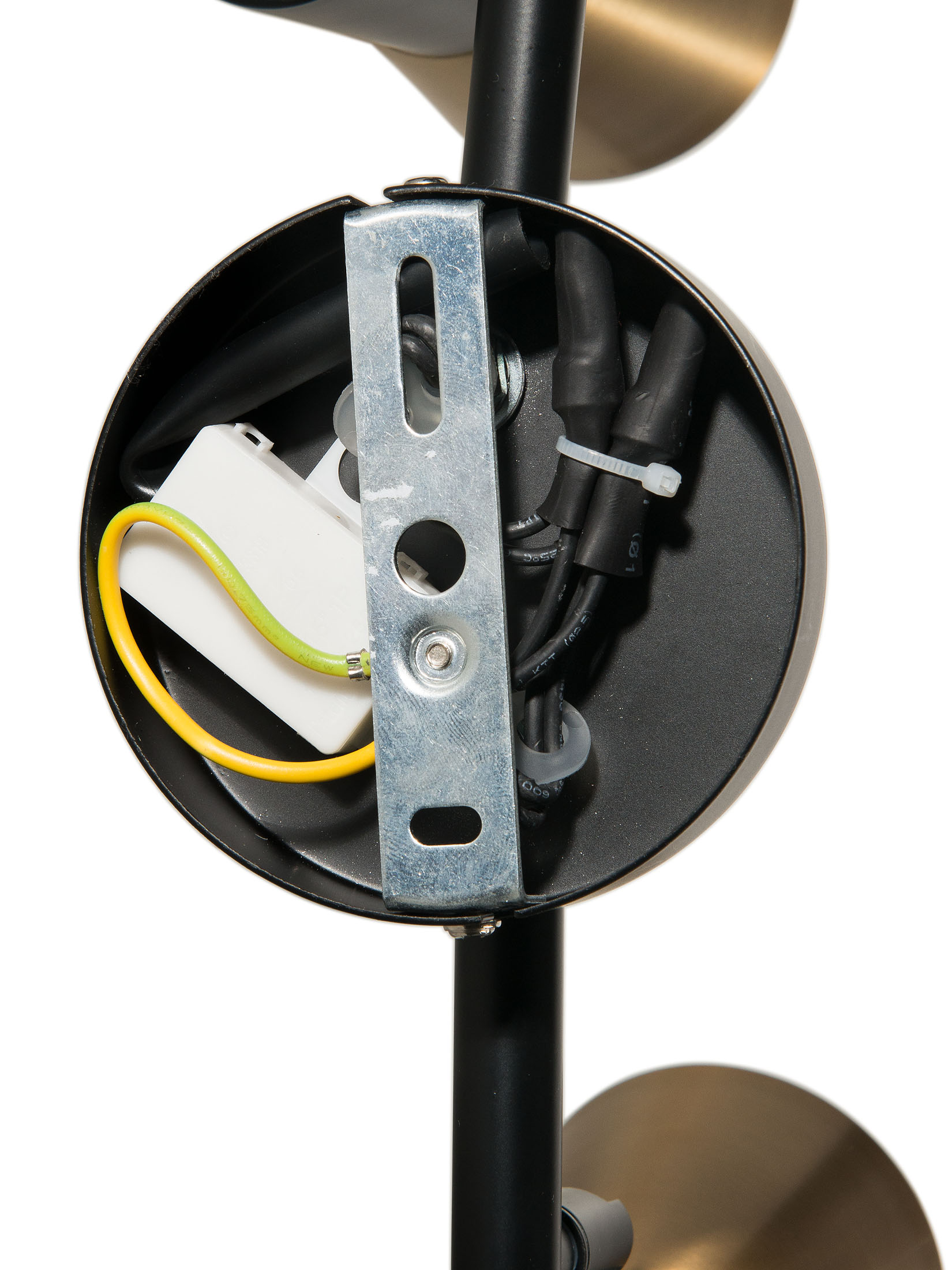 Escat Deckenleuchte, Satin Brass/Schwarz