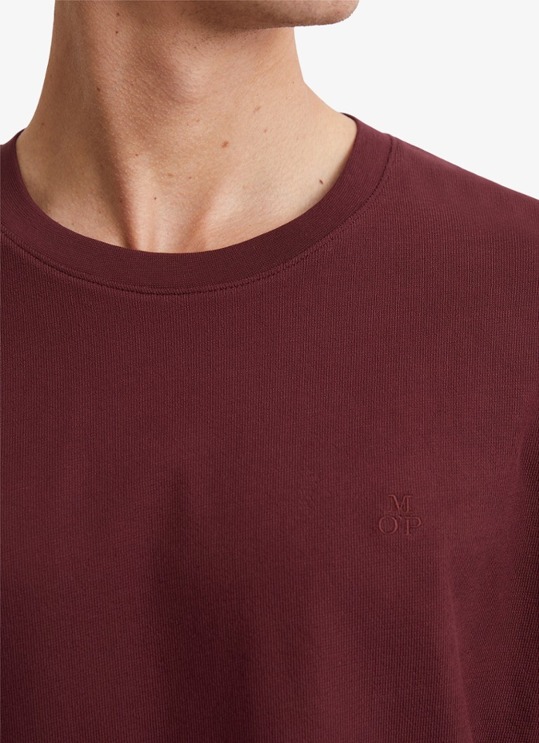 Camisa de manga comprida Marc O'Polo em algodão orgânico com estampa mesclada.