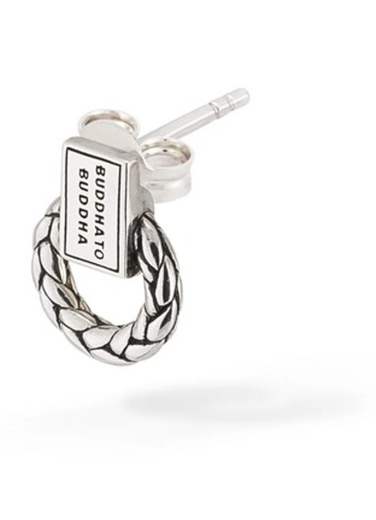 Buddha to Buddha George single silver stud earring