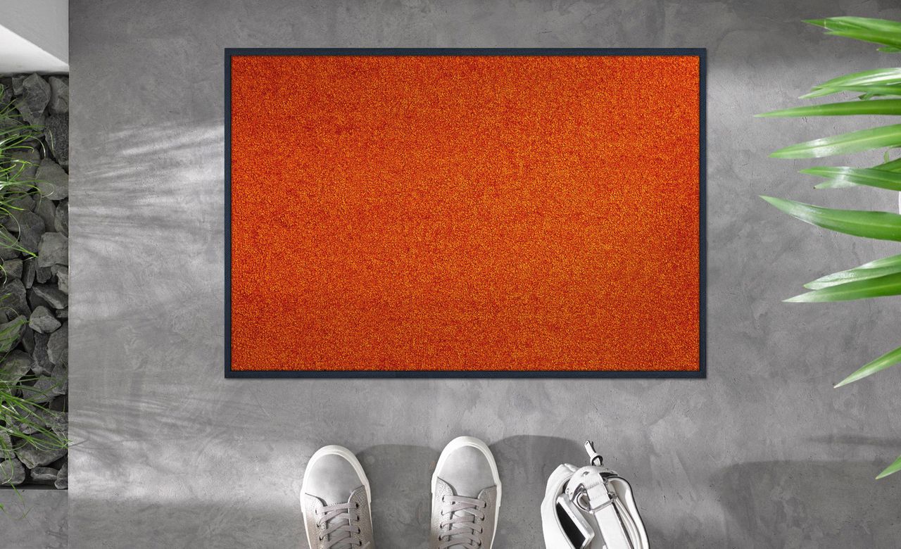 Fuma Rutschfeste Fußmatte TC_Burnt Orange 60 x 40 cm