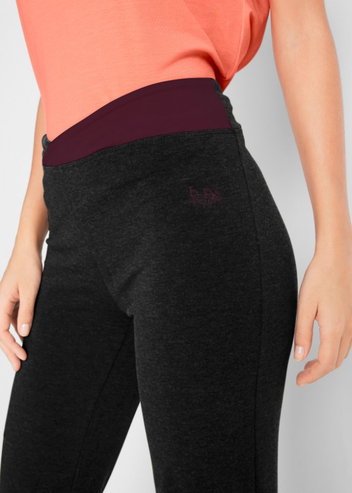 Baumwoll-Sporthose, Bootcut (2er Pack)