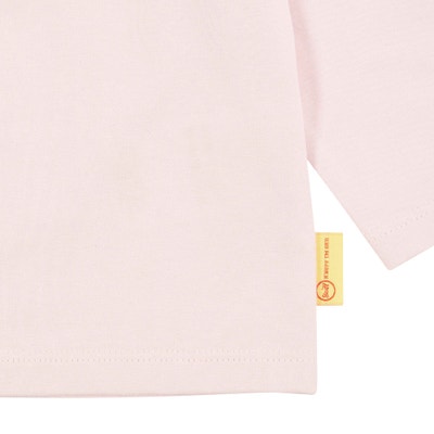 T-Shirt langarm, rosa für Mädchen