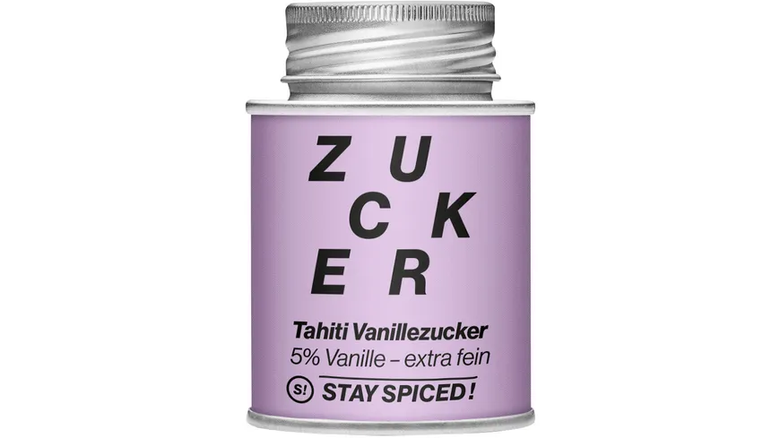 STAY SPICED! Gewürzzucker Tahiti Vanille 110 g