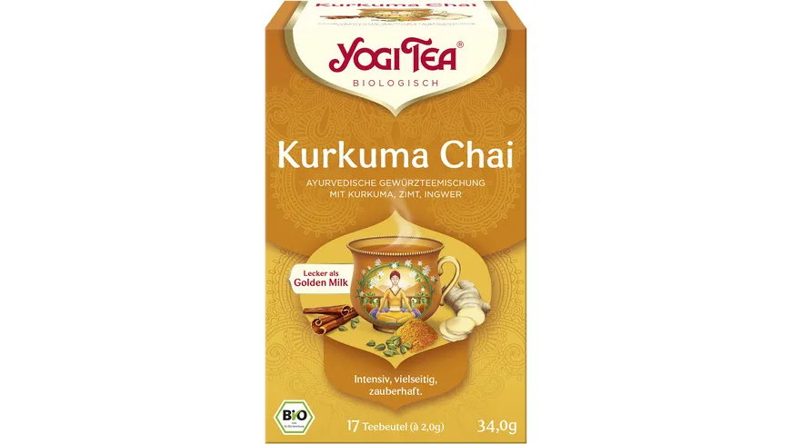 YOGI TEA Bio Gewürzteemischung Kurkuma Chai 30.6 g