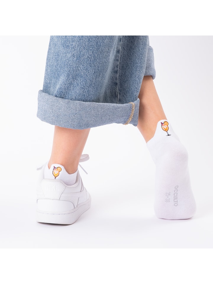 Occulto 6er Pack Motiv Sneaker Socken Luca in Sprizz günstig kaufen 35-38