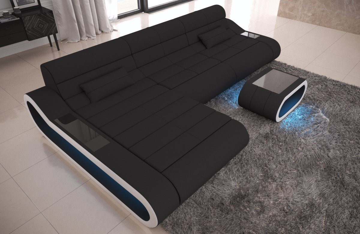 Sofa Dreams Ecksofa Concept M -L Form Stoffsofa, Designersofa mit ergonomischer Rückenlehne